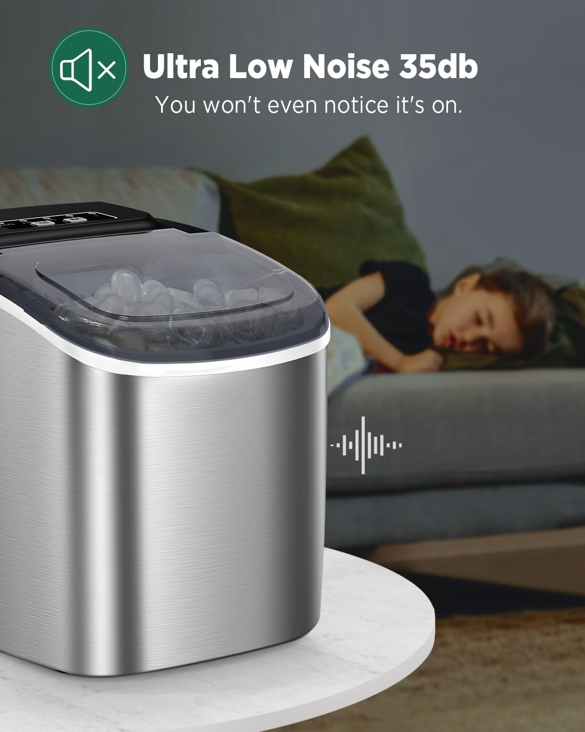 Countertop Bullet Ice Maker (26 Lbs)