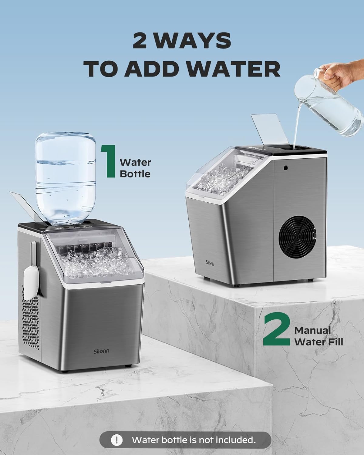 Countertop Cubed Ice Maker (44 Lbs)