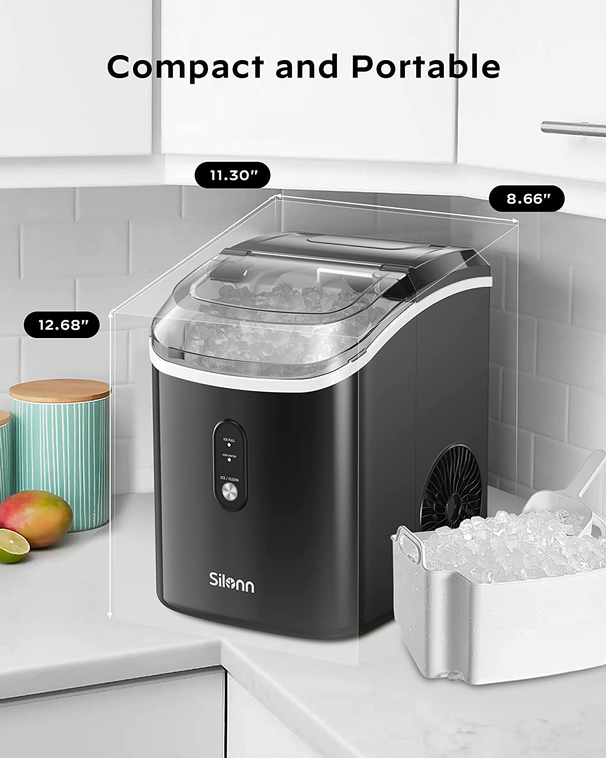 Countertop Nugget Ice Maker (33 Lbs)