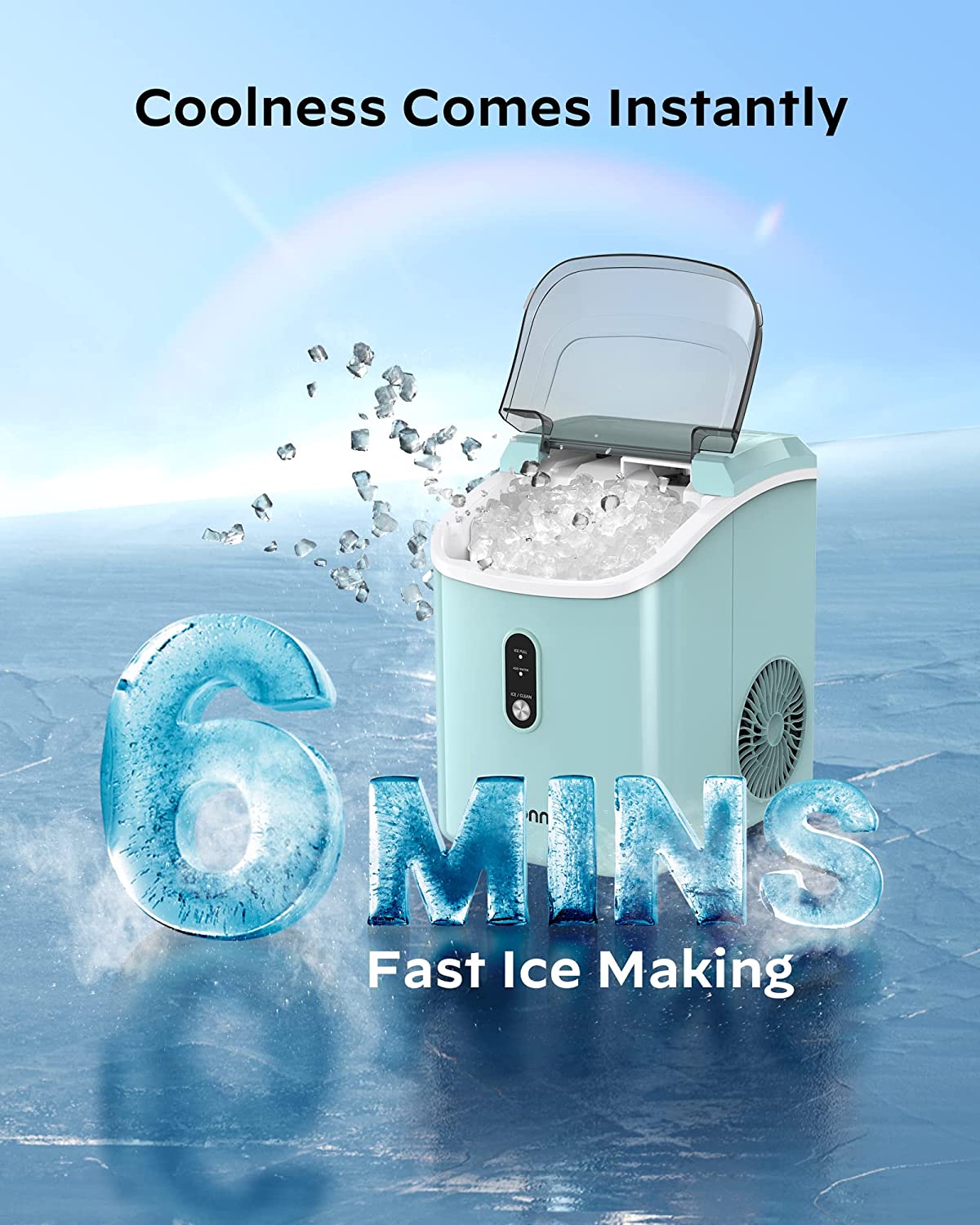Countertop Nugget Ice Maker (33 Lbs)