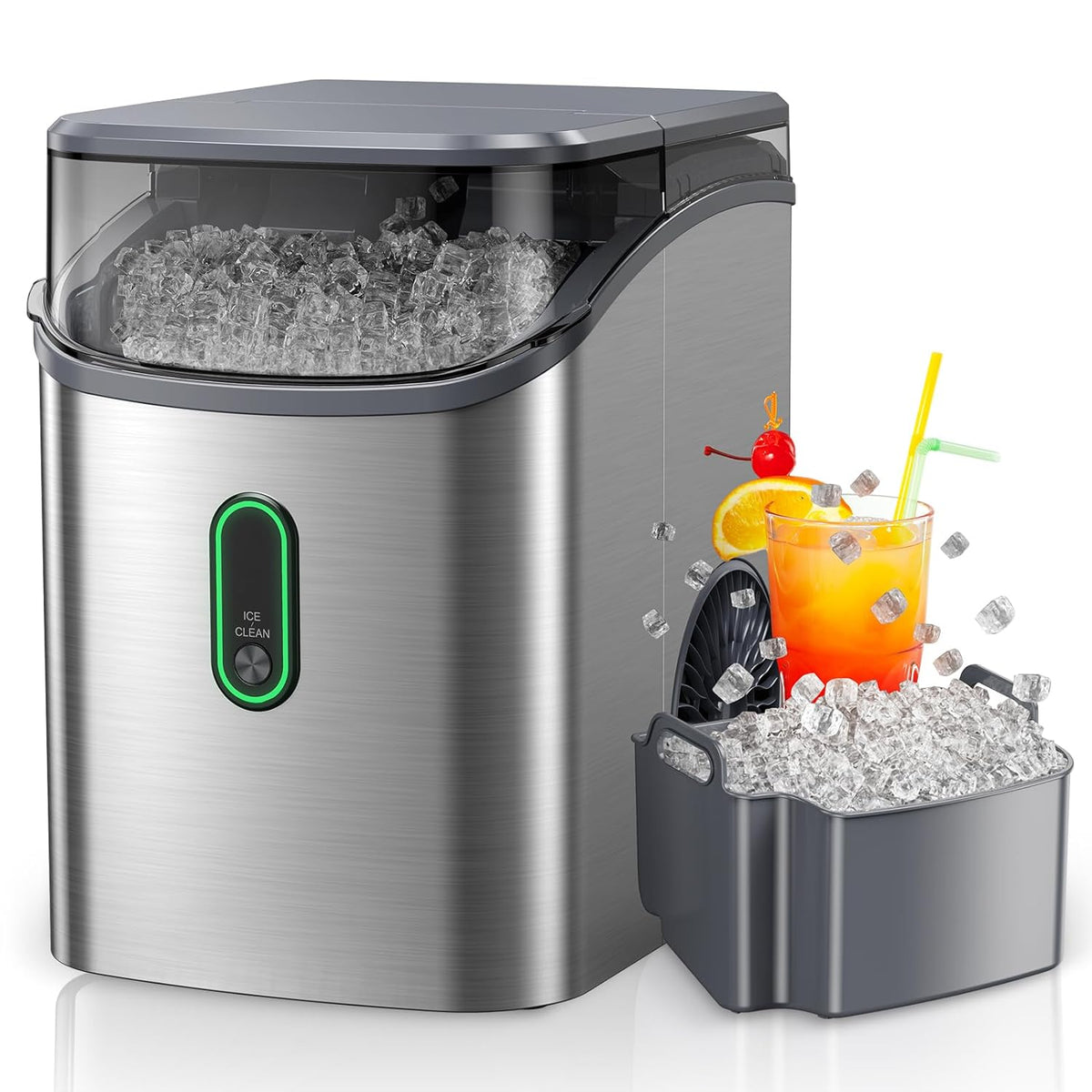 Countertop Chewable Ice Maker (33 Lbs) – Silonn