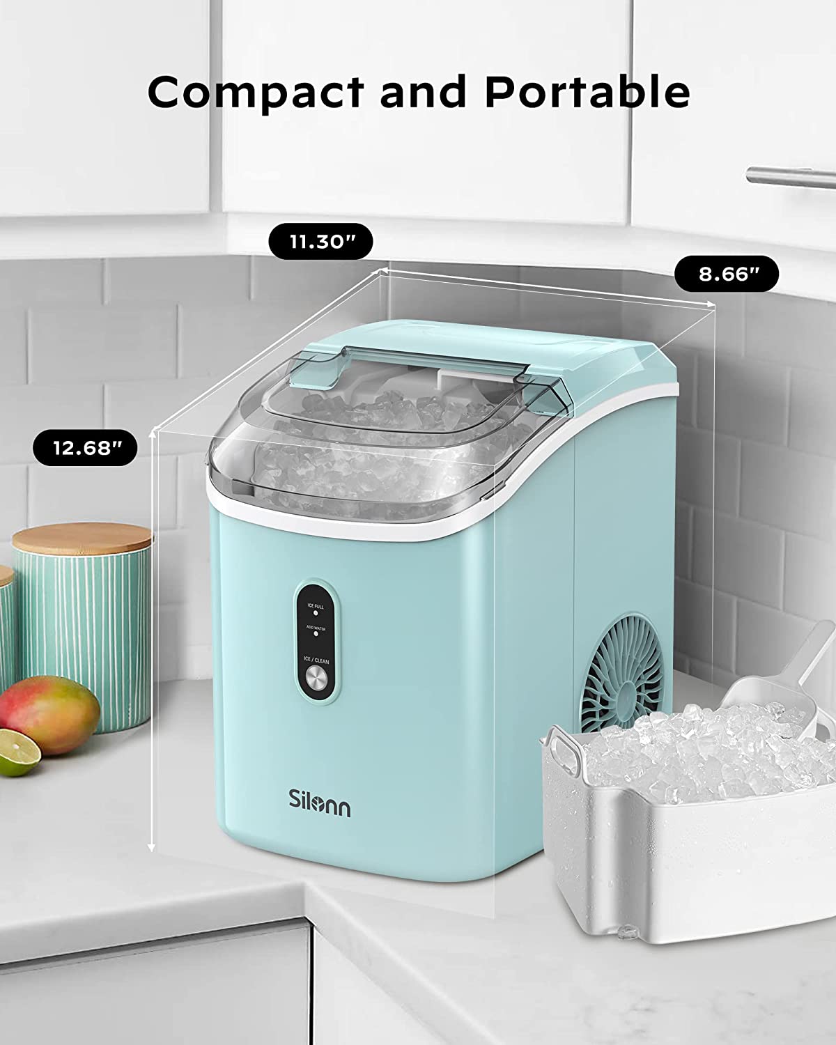 Countertop Nugget Ice Maker (33 Lbs)
