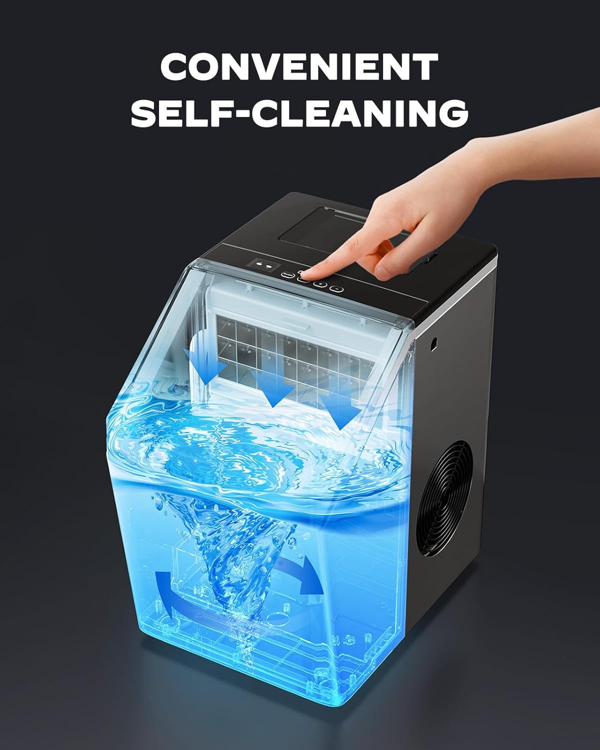 Countertop Cubed Ice Maker (44 Lbs)