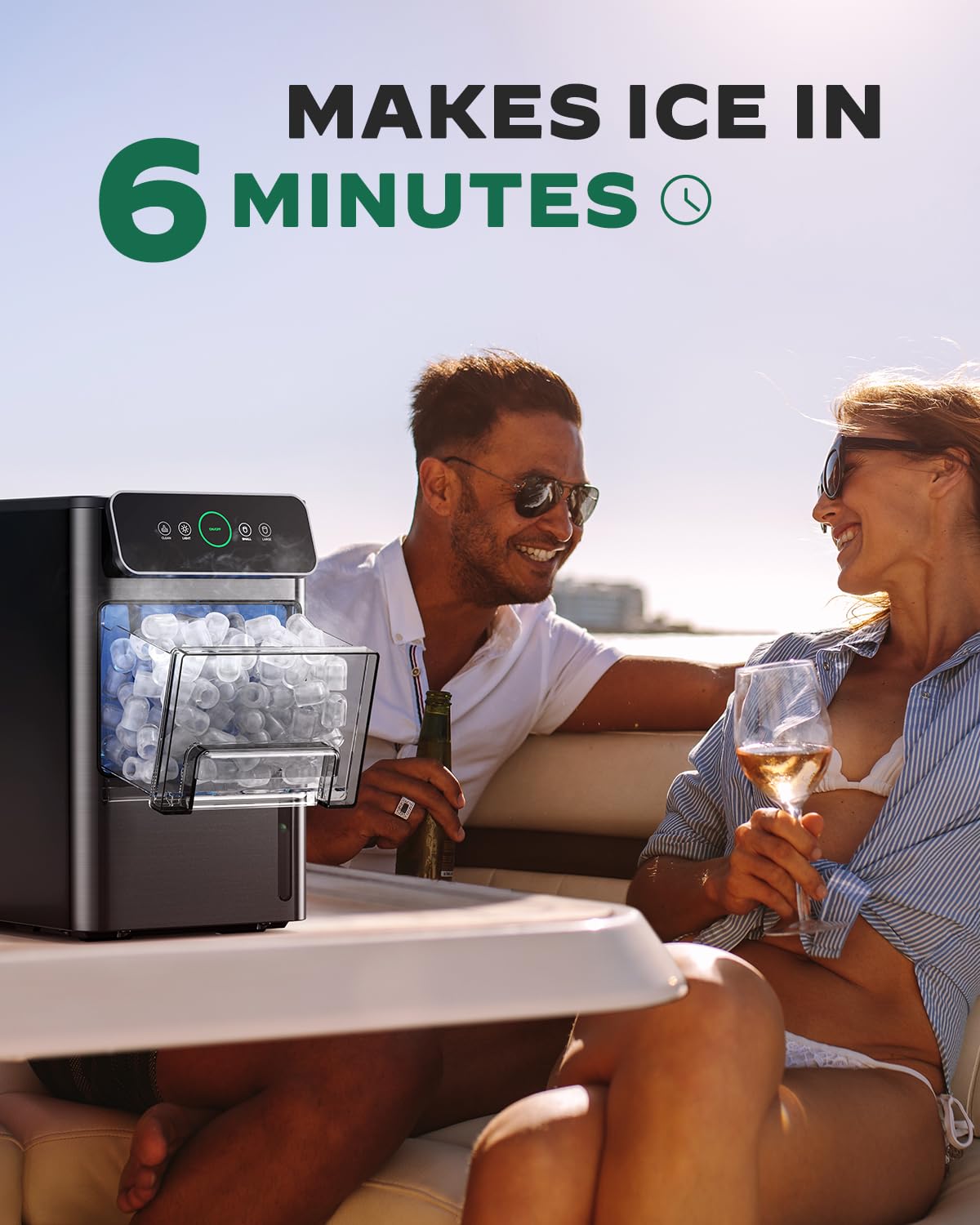 Countertop Bullet Ice Maker (20 Lbs)