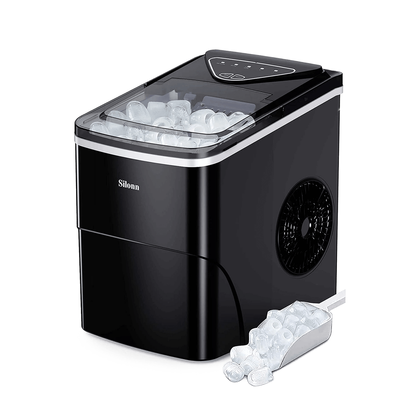 Countertop Bullet Ice Maker (26 lbs) - Black