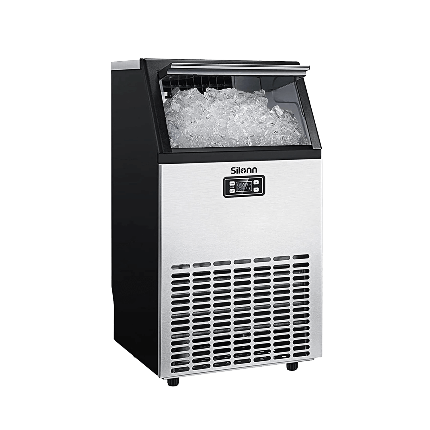 Commercial Cube Ice Maker with LCD Screen (100 Lbs)