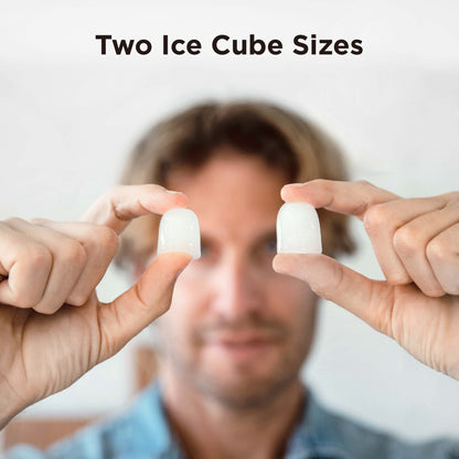 Countertop Bullet Ice Maker with Ice Basket Handle (26 Lbs)