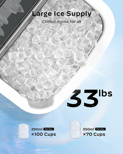 Countertop Nugget Ice Maker (33 Lbs)