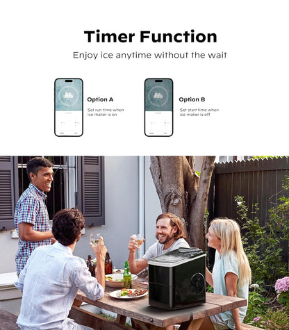 Smart Countertop Bullet Ice Maker (26 LBS)