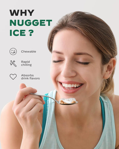 Countertop Chewable Ice Maker (33 Lbs)