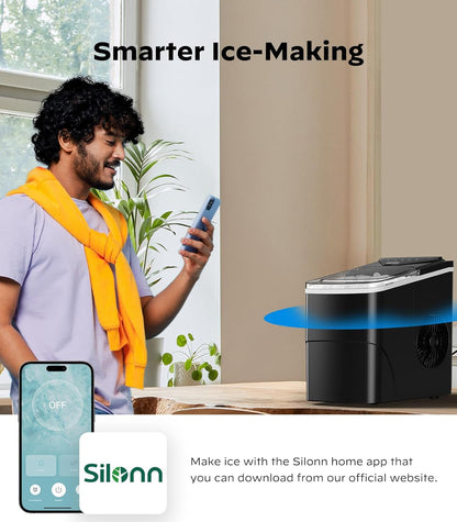 Smart Countertop Bullet Ice Maker (26 LBS)