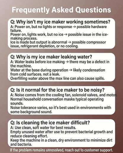 Silonn Ice Maker Countertop, 8 Cubes in 6 Mins, 26.5lbs/24H, Self-Cleaning
