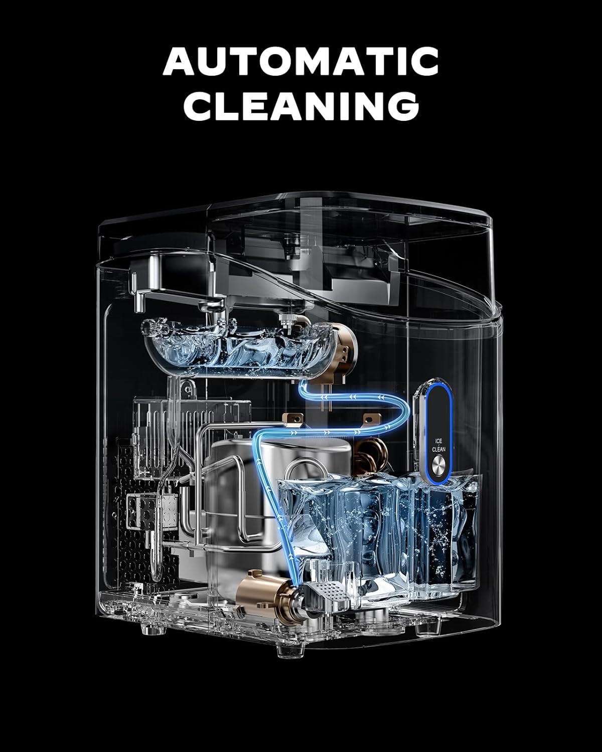 Countertop Chewable Ice Maker (33 Lbs)