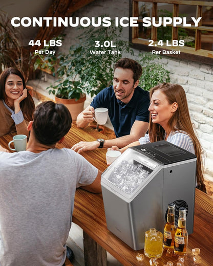 Countertop Cubed Ice Maker (44 Lbs)