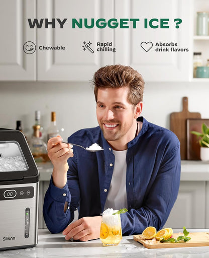 Countertop Nugget Ice Maker (40 Lbs)