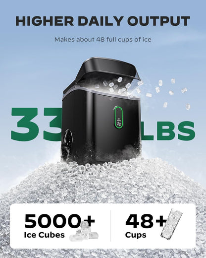 Countertop Chewable Ice Maker (33 Lbs)