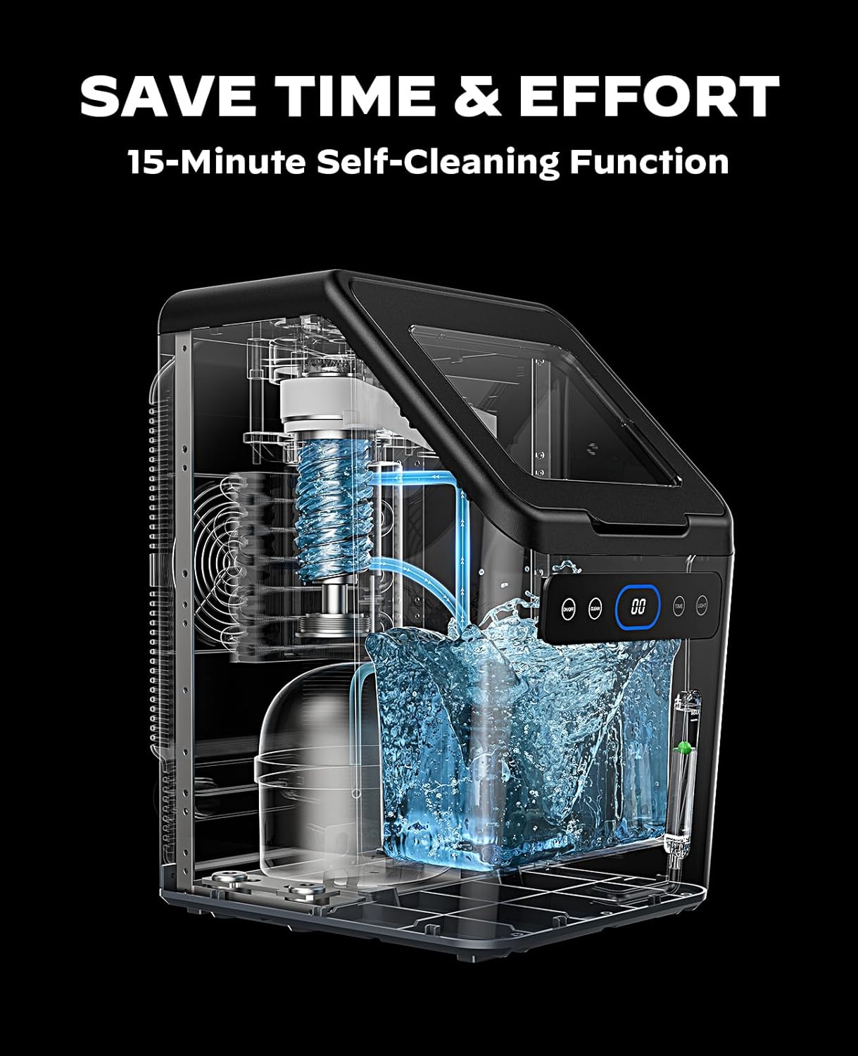 Countertop Nugget Ice Maker (40 Lbs)