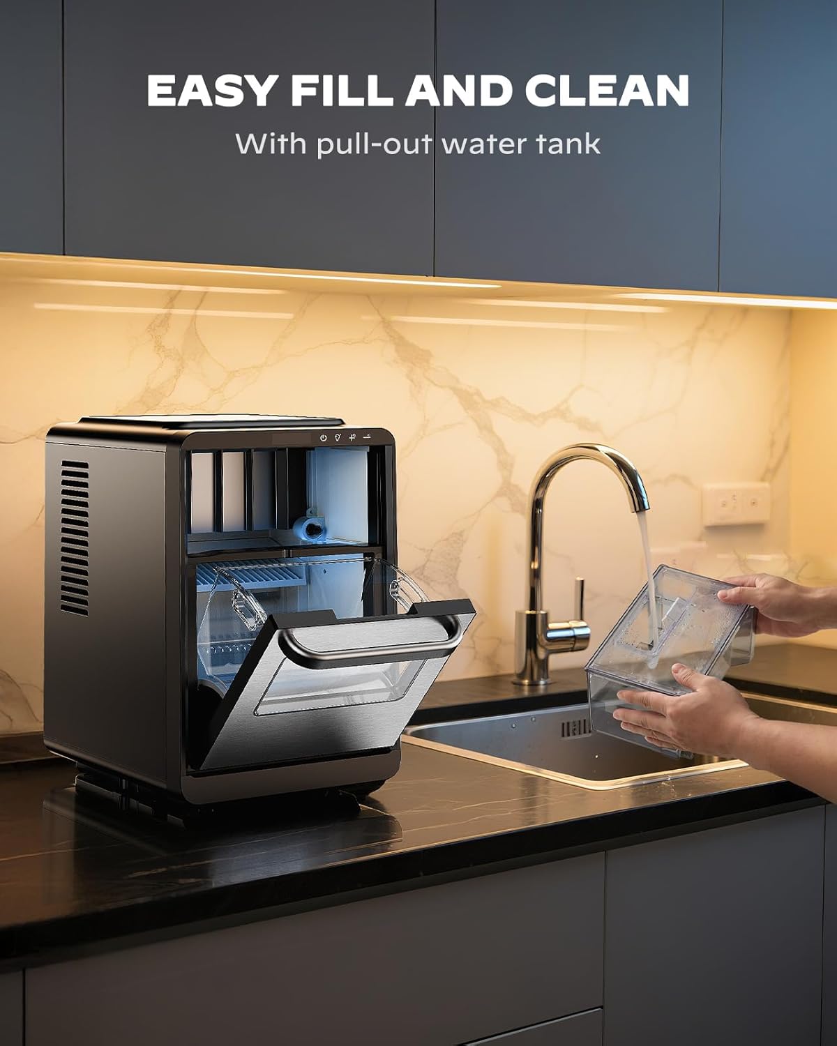 Silonn Crescent Ice Maker Countertop