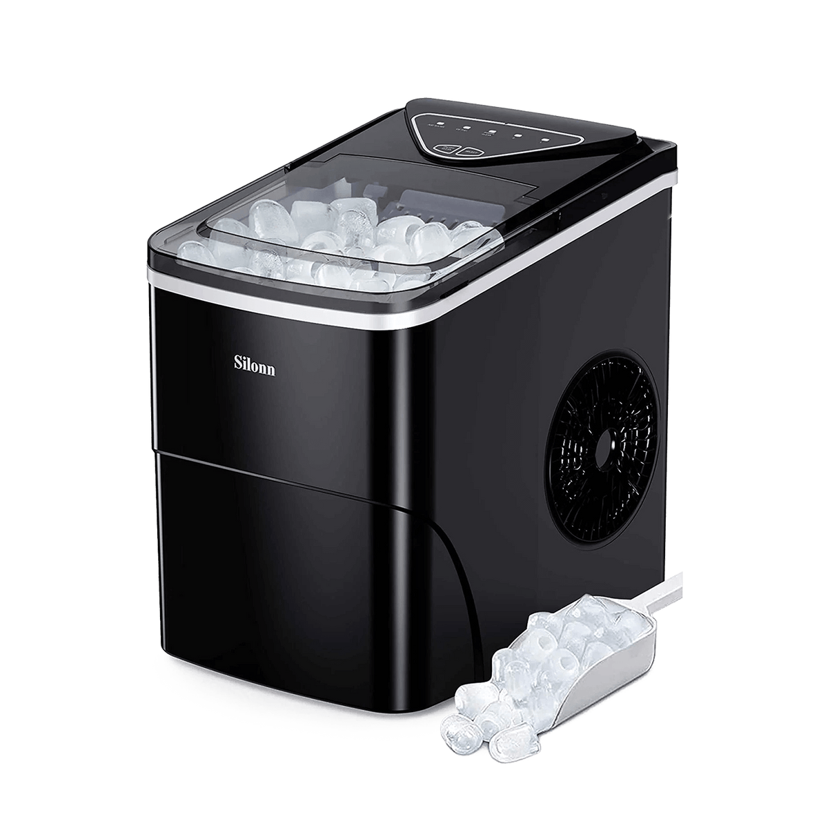 Countertop Bullet Ice Maker (26 lbs) - Black – Silonn