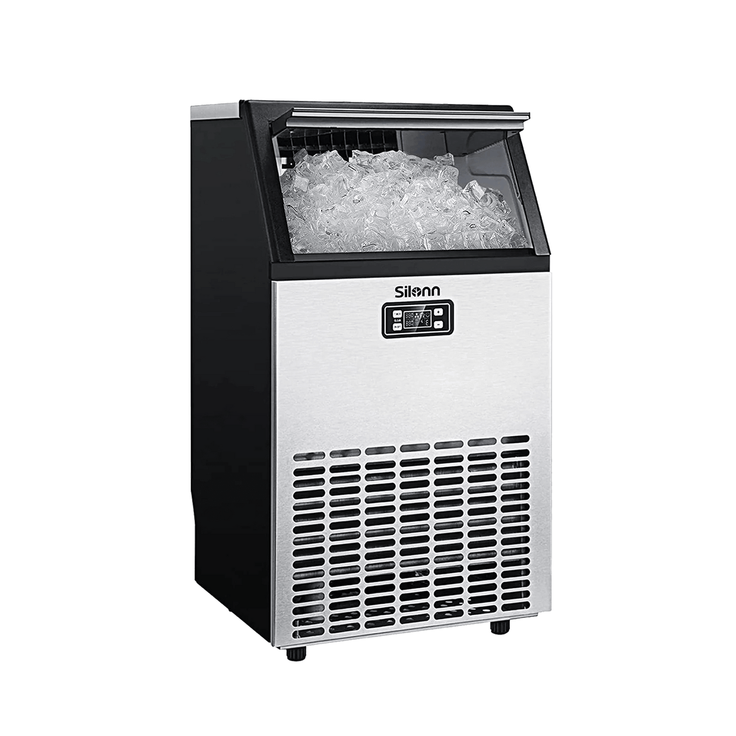 Commercial Cube Ice Maker with LCD Screen (100 Lbs)