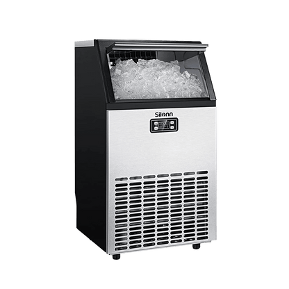 Commercial Cube Ice Maker with LCD Screen (100 Lbs)
