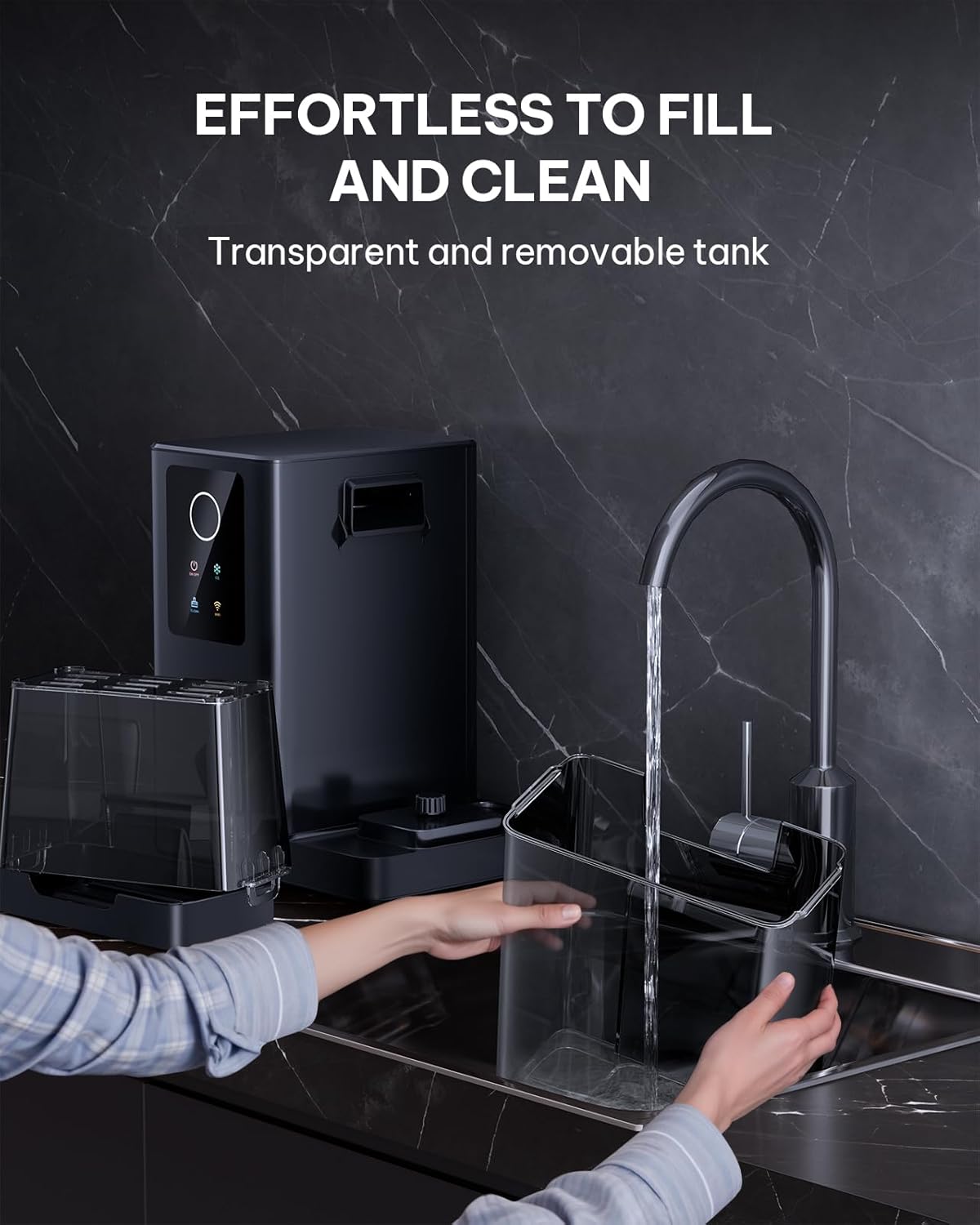 Silonn Nugget Ice Maker Countertop with APP & Voice Control