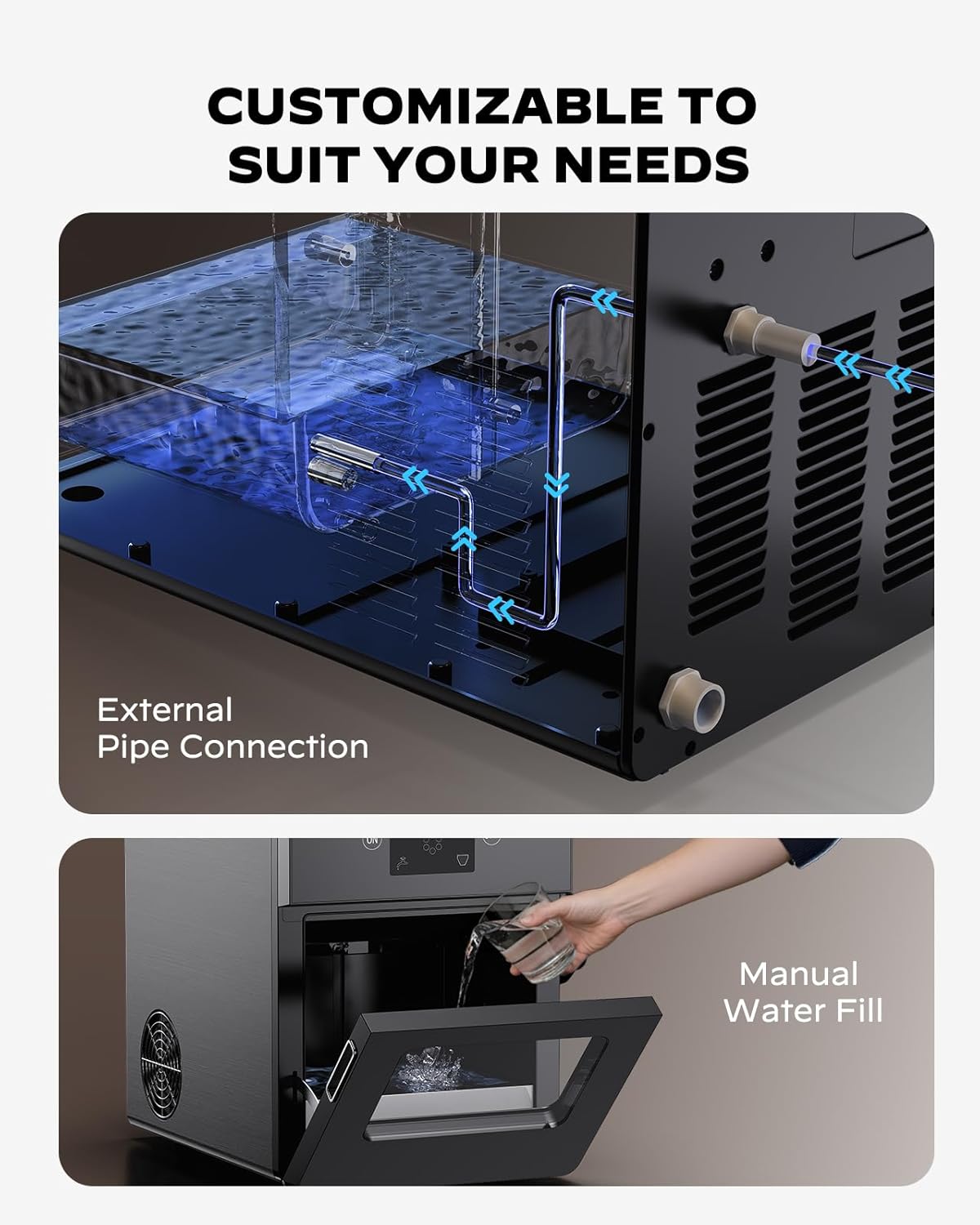 Silonn 2.4″ Sphere Ice Maker, 3 pcs in 40 Mins