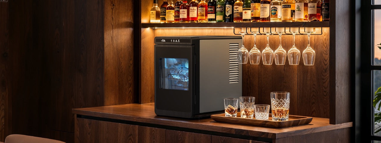 #Silonn# Ice Maker with Expanding Ice Basket