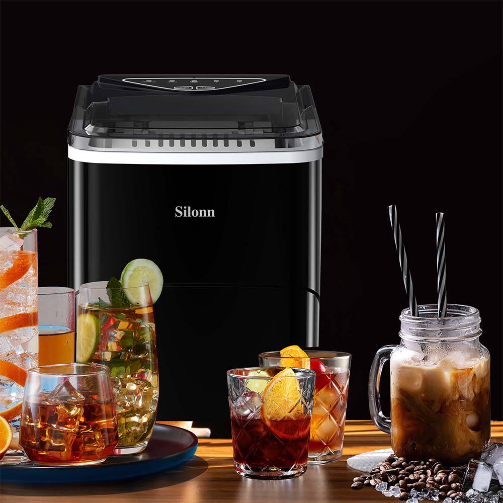 Countertop Bullet Ice Maker (26 lbs) - Black