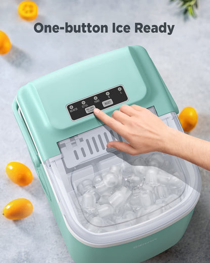 Countertop Bullet Ice Maker with Handle (26 Lbs)