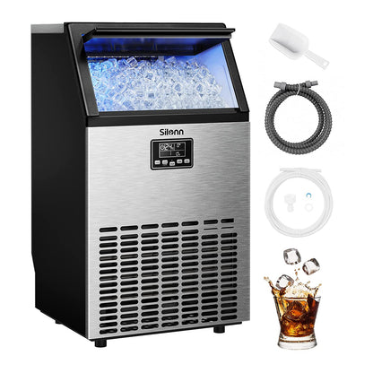 Commercial Cube Ice Maker with LCD Screen (150 Lbs)