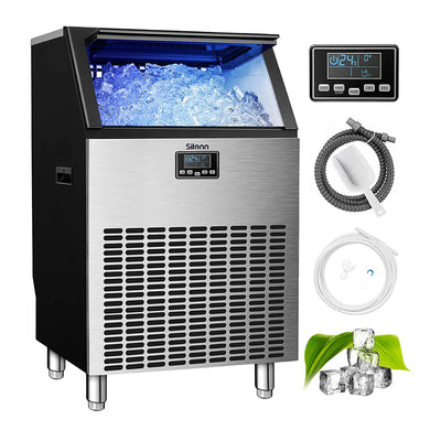 Commercial Cube Ice Maker with LCD Screen (200 Lbs)